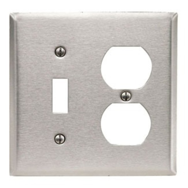 Leviton Combination 2 Gang Wallplate 84005